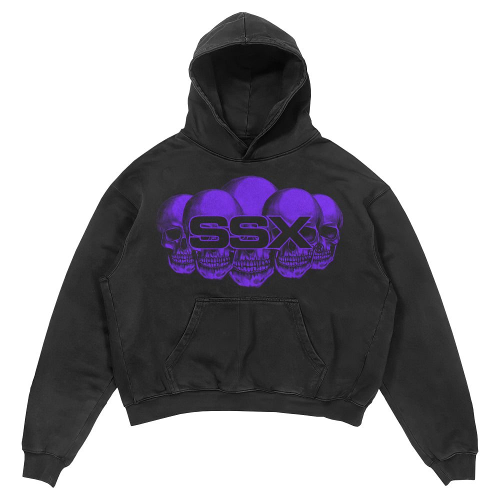 SSX SWAROVSKI SKULL HOODIE